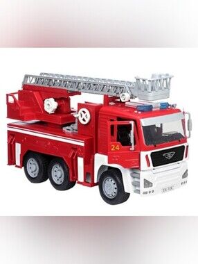 DRIVEN by Battat -  Big Toy Fire Truck - Standard Series - lights up!